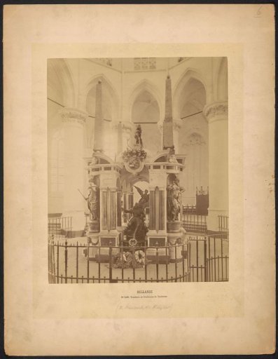 Tomb monument of William of Orange in the New Church in Delft