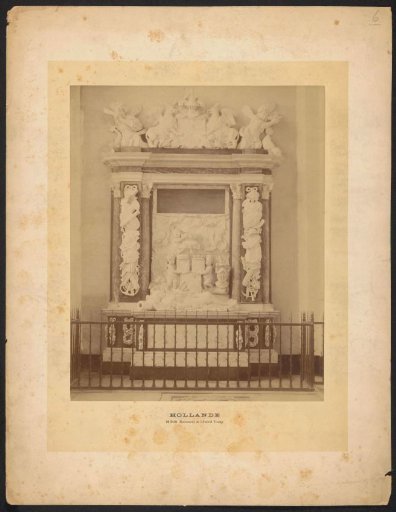 Tomb monument of Admiral Maarten Harpertszoon Tromp in the Old Church in Delft