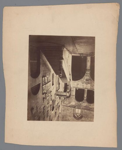 Staircase and courtyard of the Palazzo del Bargello in Florence