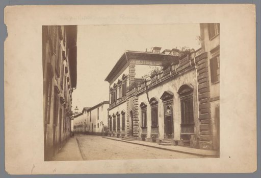 View of the Palazzo Pandolfini in Florence