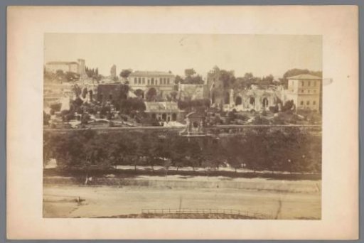 View of the Palatine Hill in Rome