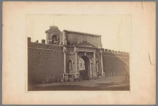 View of the Porta Pia at Rome