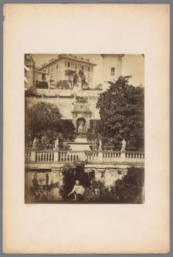 Garden of a villa (probably) at Tivoli