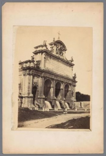 View of the Fontana dell'Acqua Paola at Rome