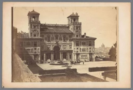 View of the Villa Medici at Rome