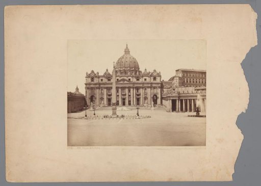 View of St. Peter's Basilica from St. Peter's Square in Rome