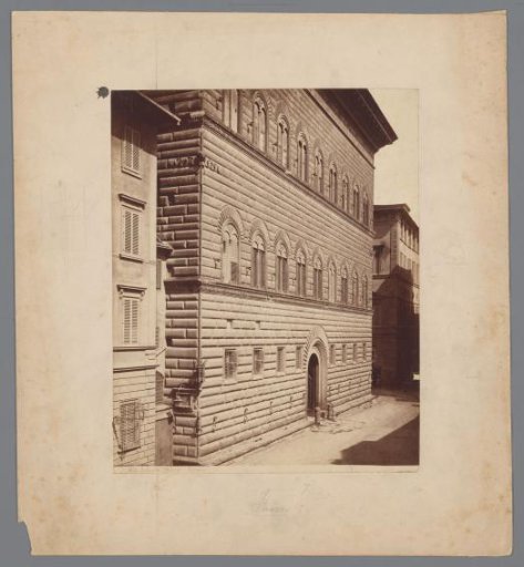 Facade of Palazzo Strozzi in Florence