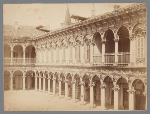 Courtyard of the Ospedale Maggiore in Milan