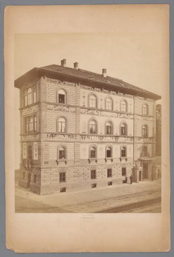 Facade of a building on the Neckarstrasse in Stuttgart