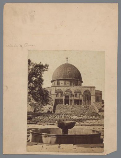 View of the Dome of the Rock in Jerusalem