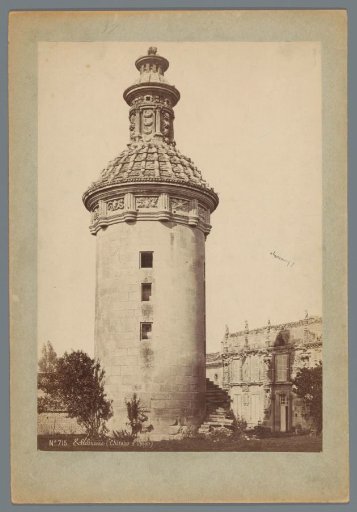 Tower of the Château d'Usson in Echebrune