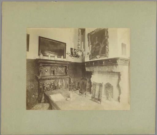 Interior of the National Exhibition of Old and New Art and Craft held in 1888 at the Koekamp in The Hague