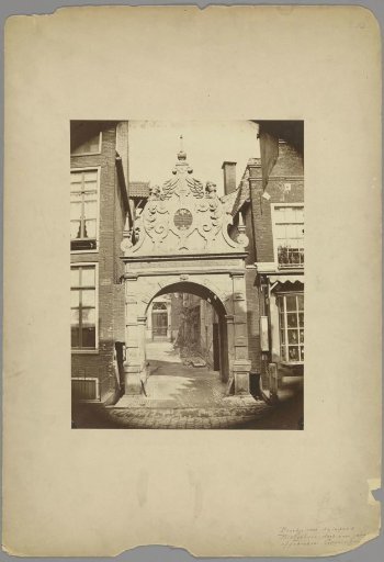 Gate for the entrance of the library in Groningen