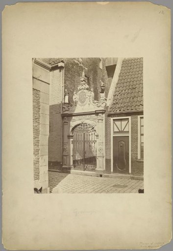 Gate of the Rode Weeshuis in Groningen