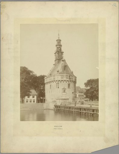 View of the Hoofdtoren in Hoorn
