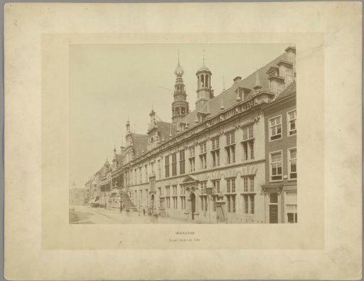 View of the town hall in Leiden