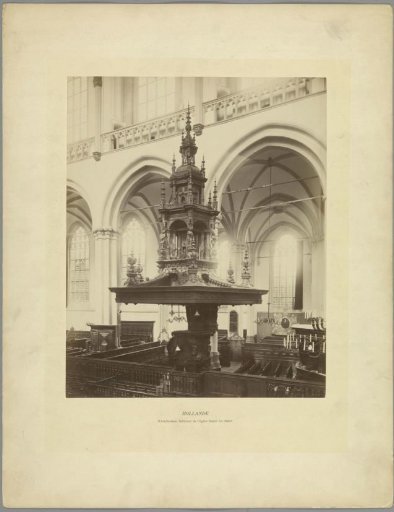 Pulpit of the Nieuwe Kerk in Amsterdam