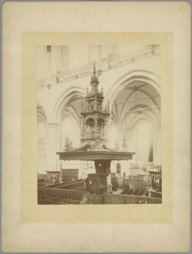 Pulpit of the Nieuwe Kerk in Amsterdam