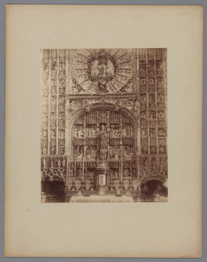 Retable of the Saint Nicholas Church at Burgos