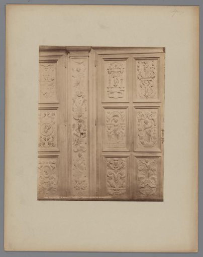 Furniture reliefs in the chapter house of Toledo Cathedral