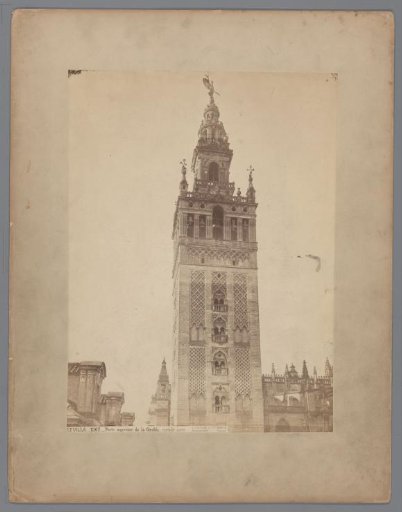 Upper part of the Giralda in Seville