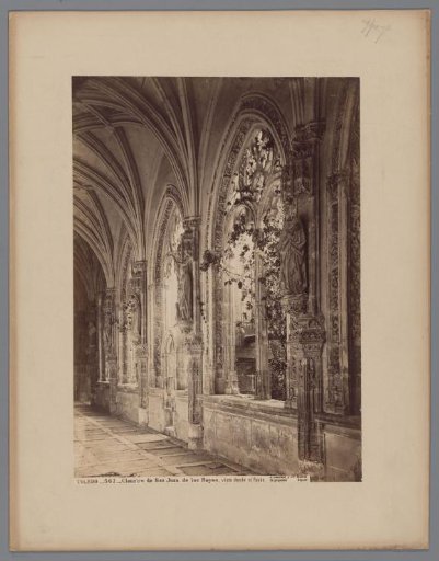 Part of the cloister of the monastery of San Juan de los Reyes in Toledo