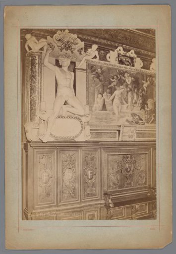 Part of the Gallery of Francis I in the Palace of Fontainebleau