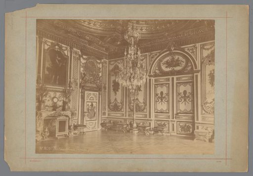 Interior of the throne room in the Palace of Fontainebleau