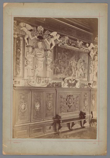 Part of the Gallery of Francis I in the Palace of Fontainebleau