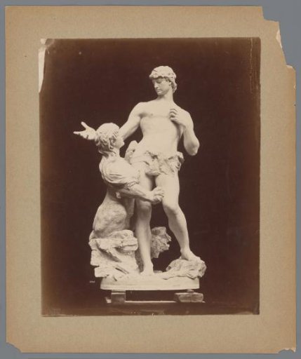Statue by A. Lanson, titled 'Le Sphinx'