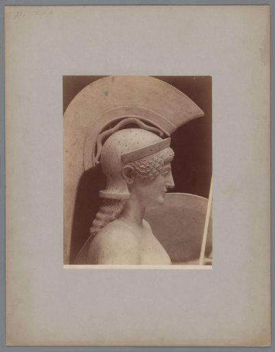Head of the statue of Pallas Athena, from the pediment of the temple at Aegina
