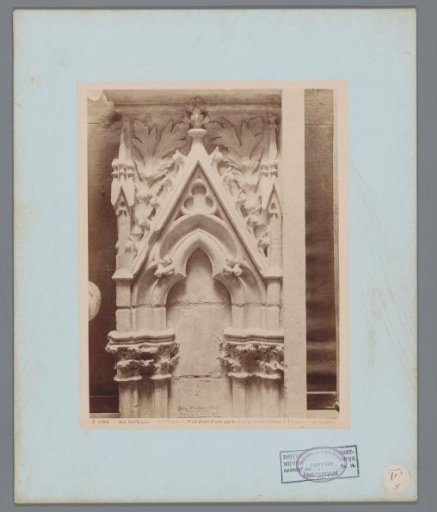 Part of a doorpost of the Basilica of Saint-Urban in Troyes