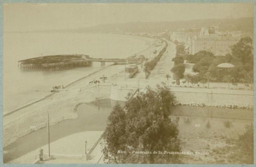 View of the Promenade des Anglais in Nice