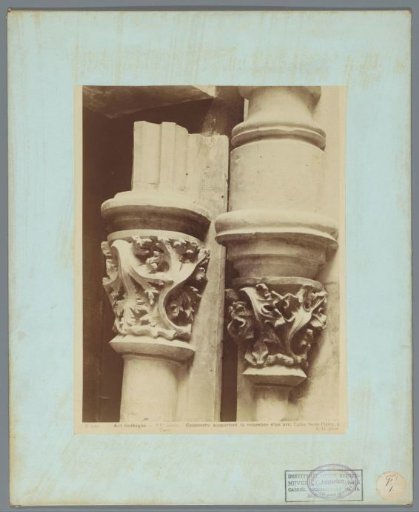 Two casts of capitals from Saint-Pierre in Caen