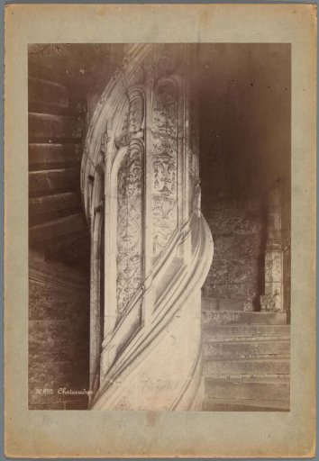 Interior of the staircase of Château Châteaudun