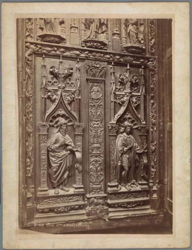 Relief with Two Men in the Cathedral of Aix-en-Provence