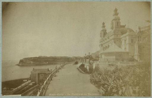 Opera house and the boulevard of Monte Carlo