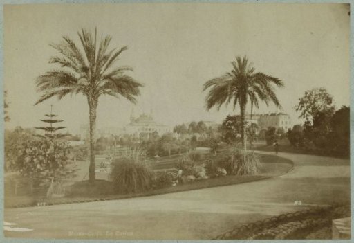 Casino of Monte Carlo, seen from a park