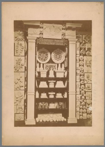Arrangement of plaster models by J.G. Bofinger