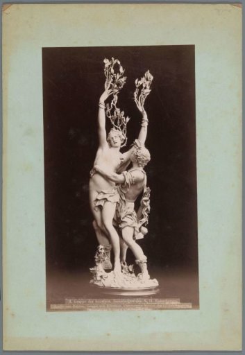 Sculpture of Apollo and Daphne by Jakob Auer