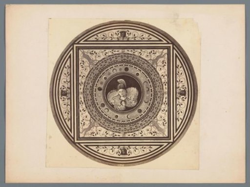 Photographic Reproduction of a Round Image with Probably Pallas Athena in the Center
