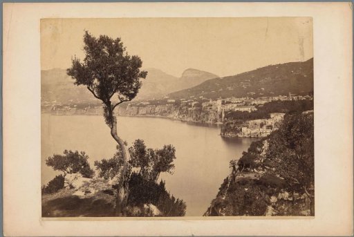 View over a Bay and a Village on the Rocks