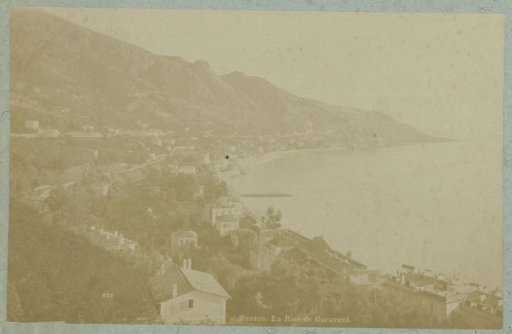 Bay of Garavent, Menton