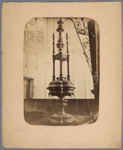 Brass font in the Great Church of Breda
