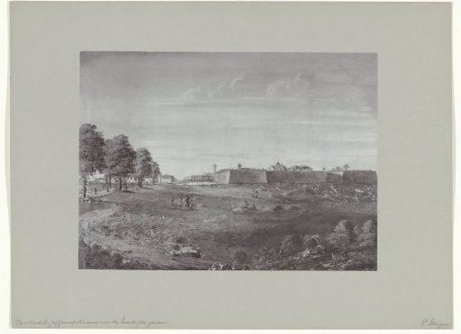 The citadel Jaffanapatnam seen from the land side by C. Steiger