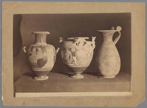 Three Etruscan vases