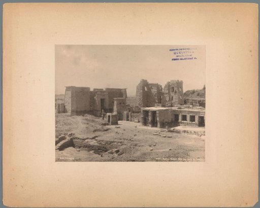 Part of the temple of Ramses III at Medinet Habu