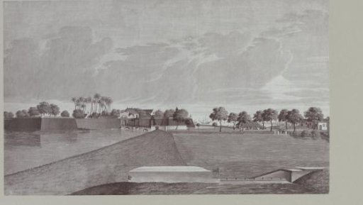 The castle Colombo seen from the beer by C. Steiger
