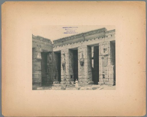 Facade of the Temple of Ramses III at Medinet Habou