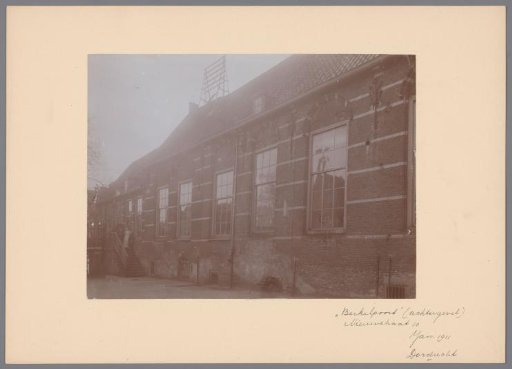 Rear Facade of Nieuwstraat 10 in Dordrecht